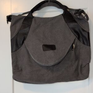 Stylish Gray and Black Men's Bag